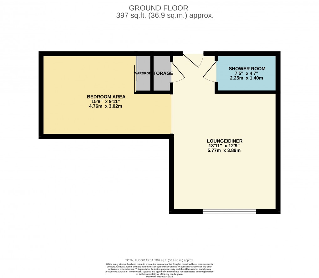 Floorplan for Luton, Bedfordshire