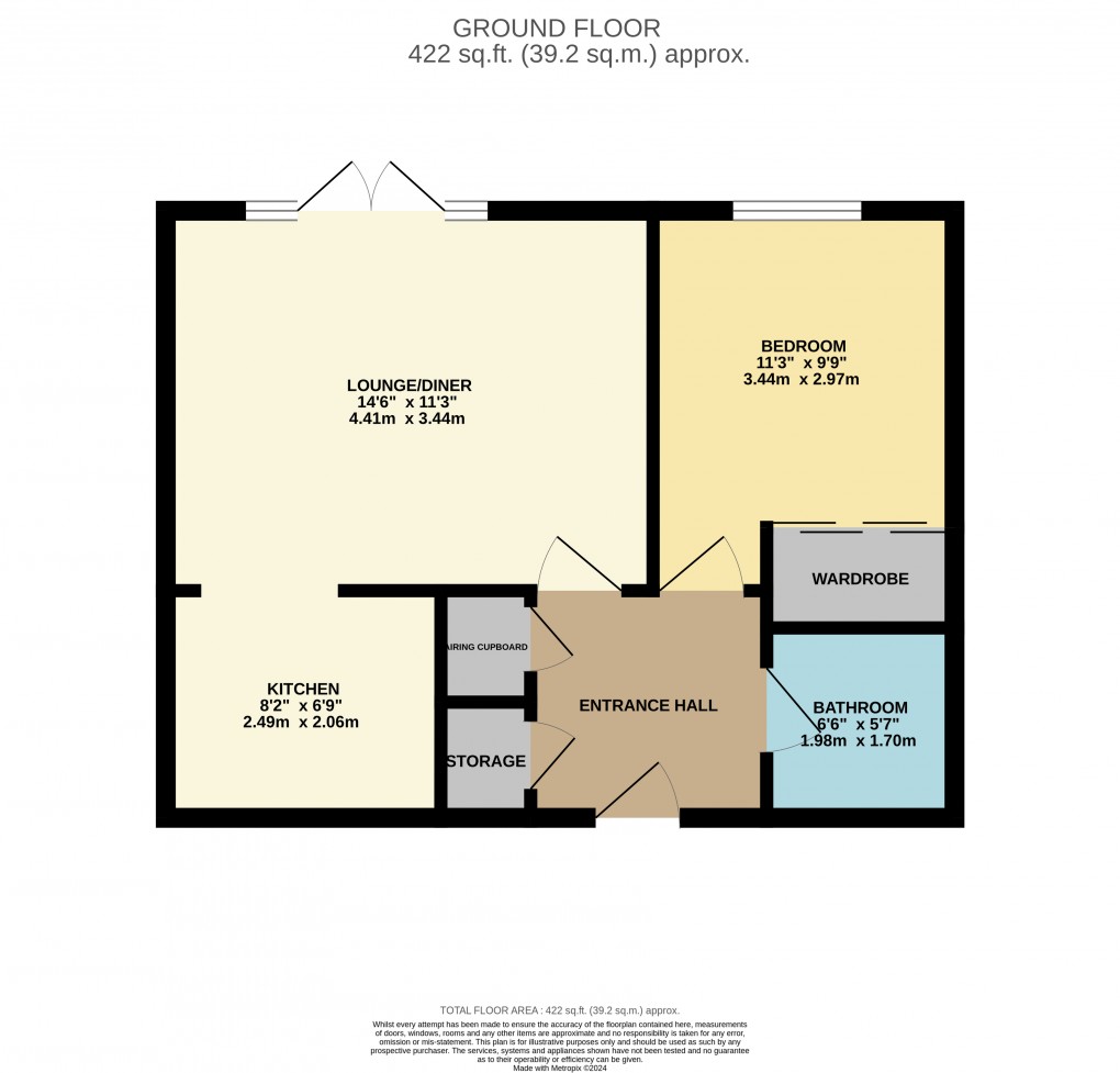Floorplan for Luton, Bedfordshire
