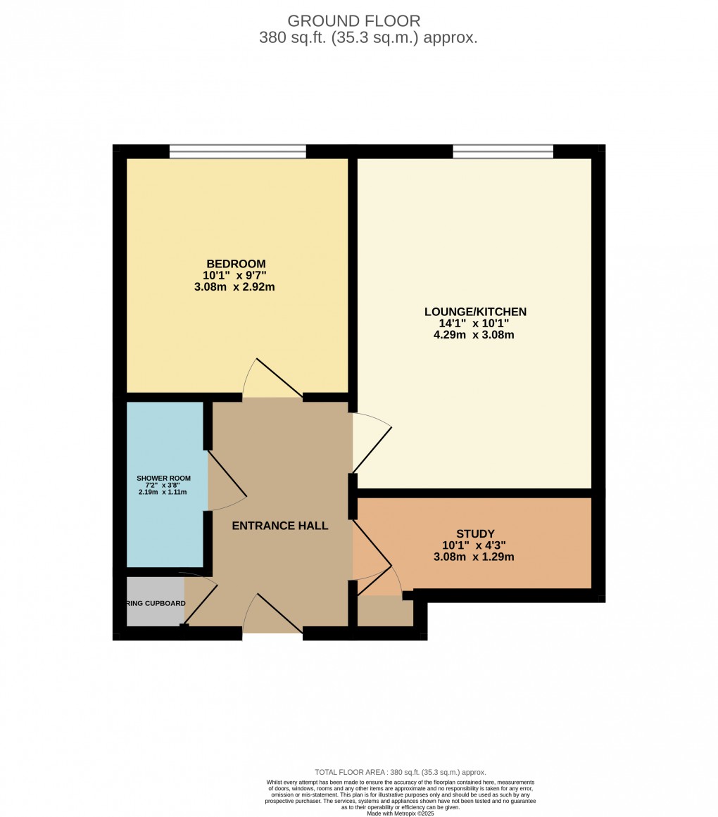 Floorplan for Luton, Bedfordshire