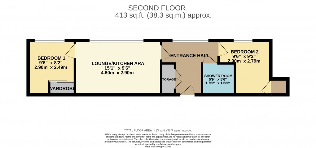 Floorplan for Luton, Bedfordshire