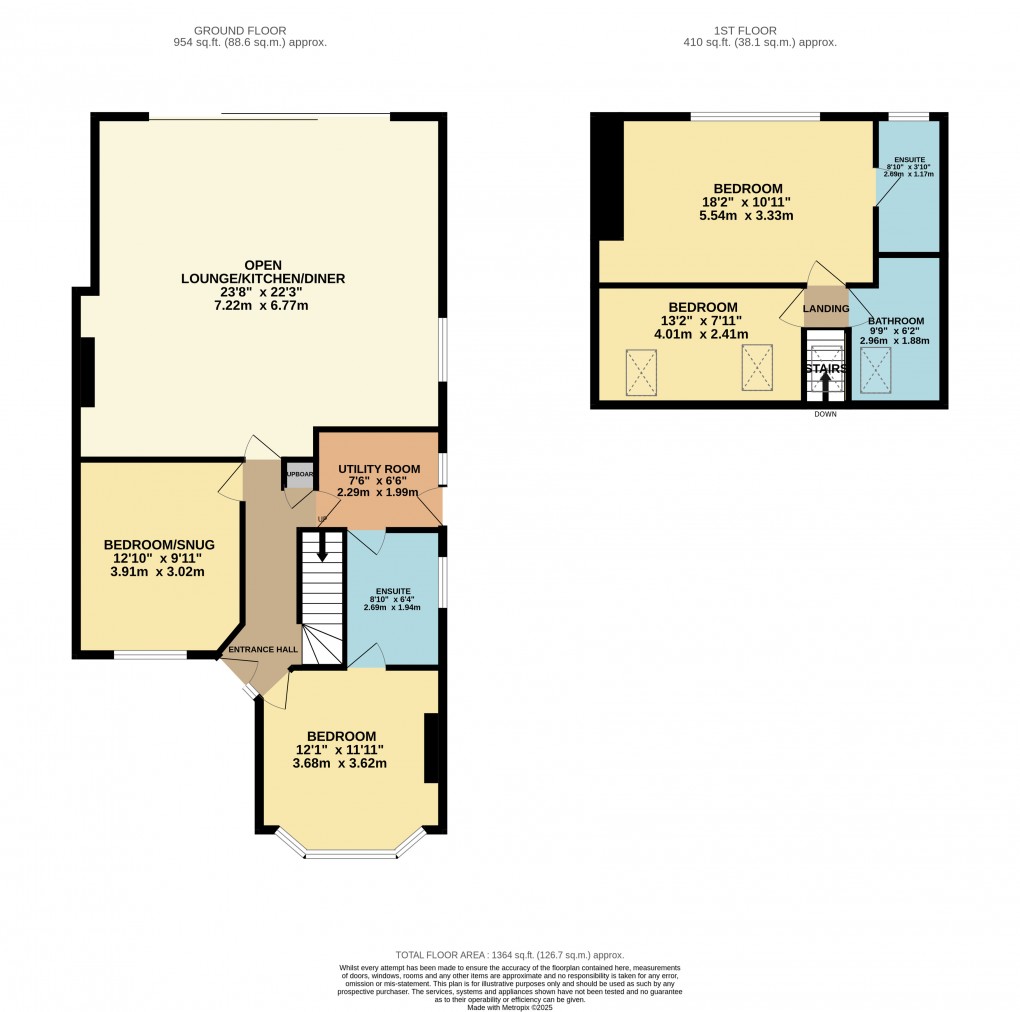 Floorplan for Luton, Bedfordshire