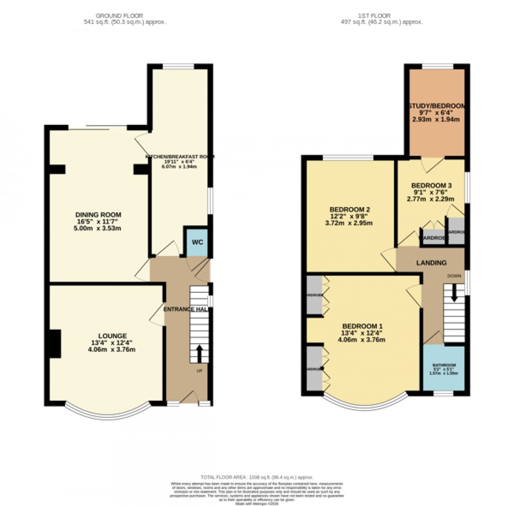 Floorplan for Luton, Bedfordshire