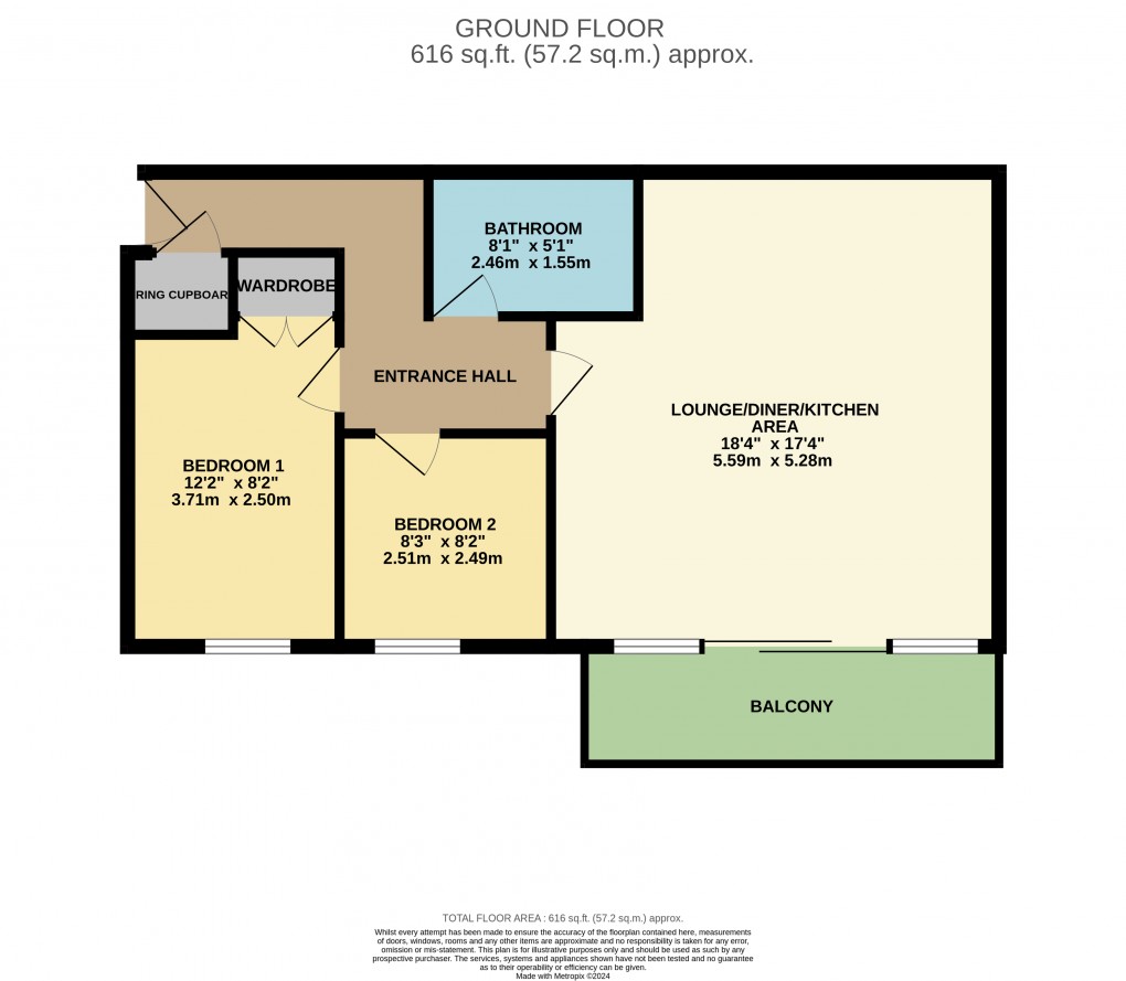 Floorplan for Luton, Bedfordshire