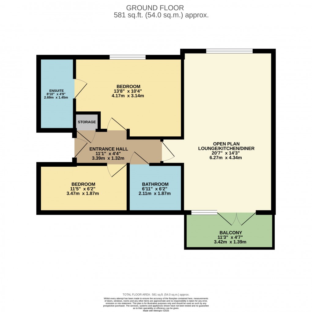 Floorplan for Houghton Regis, Dunstable, Bedfordshire