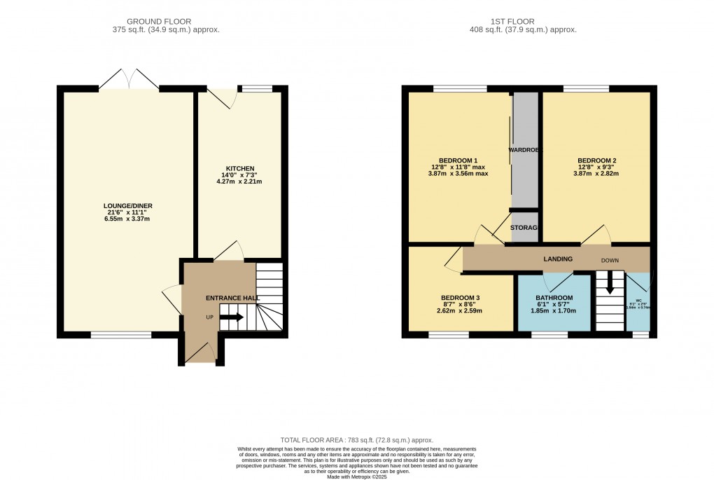 Floorplan for Luton, Bedfordshire