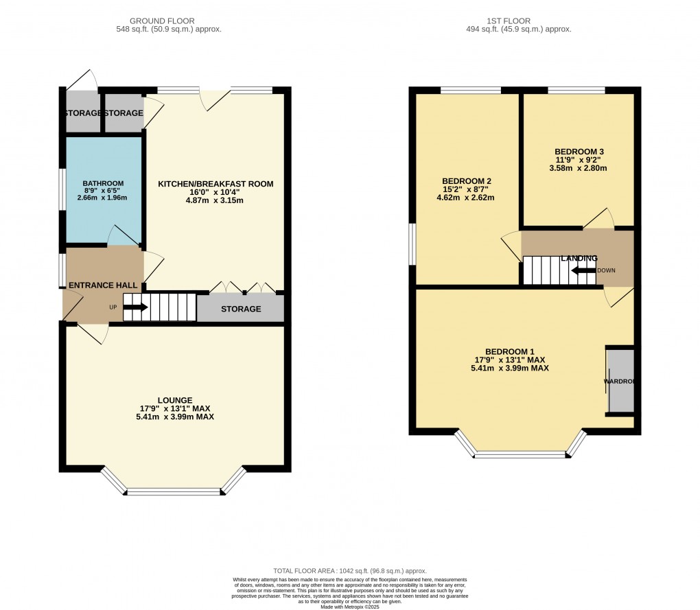 Floorplan for Luton, Bedfordshire
