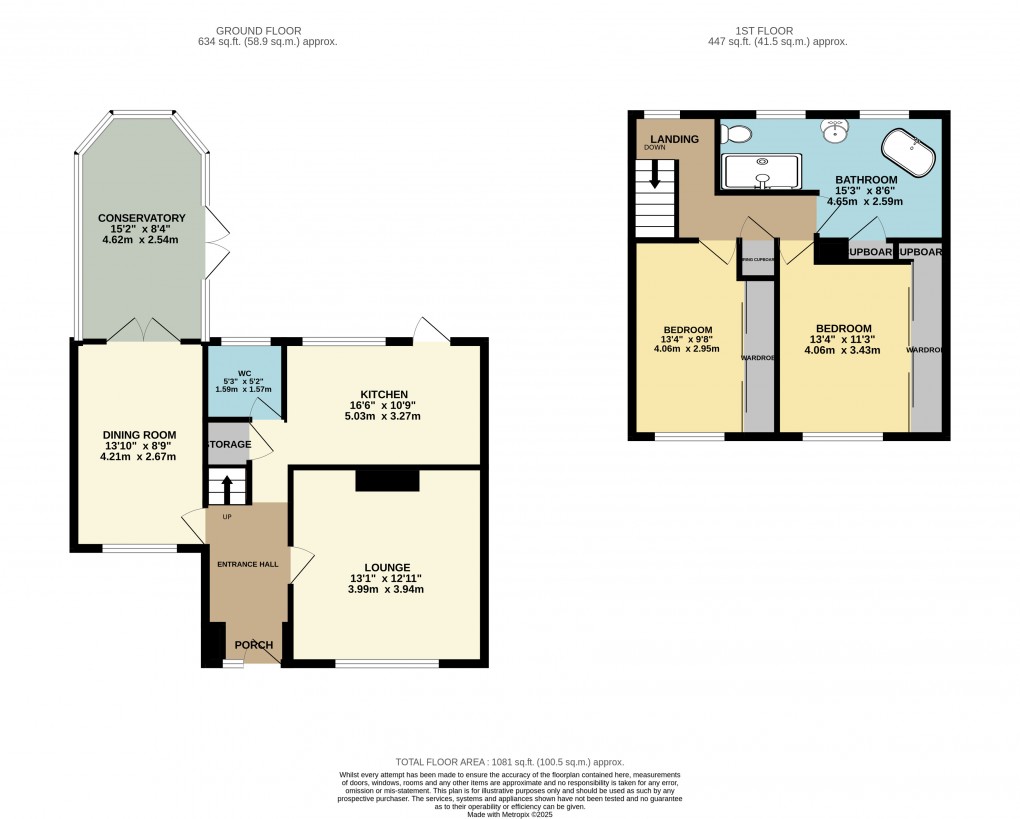 Floorplan for Houghton Regis, Dunstable, Bedfordshire
