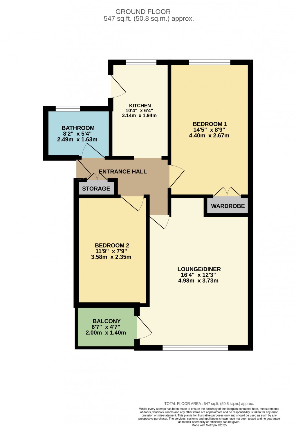 Floorplan for Luton, Bedfordshire