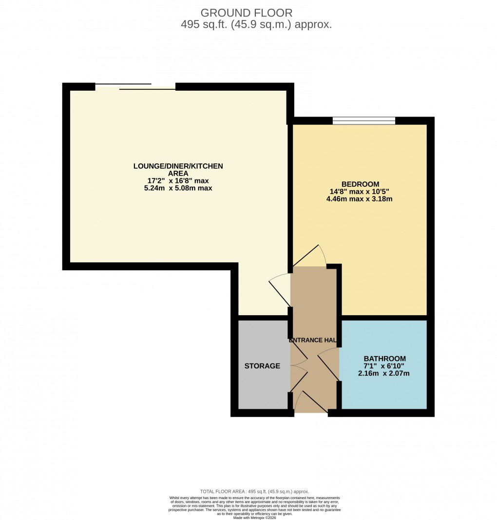 Floorplan for Luton, Bedfordshire