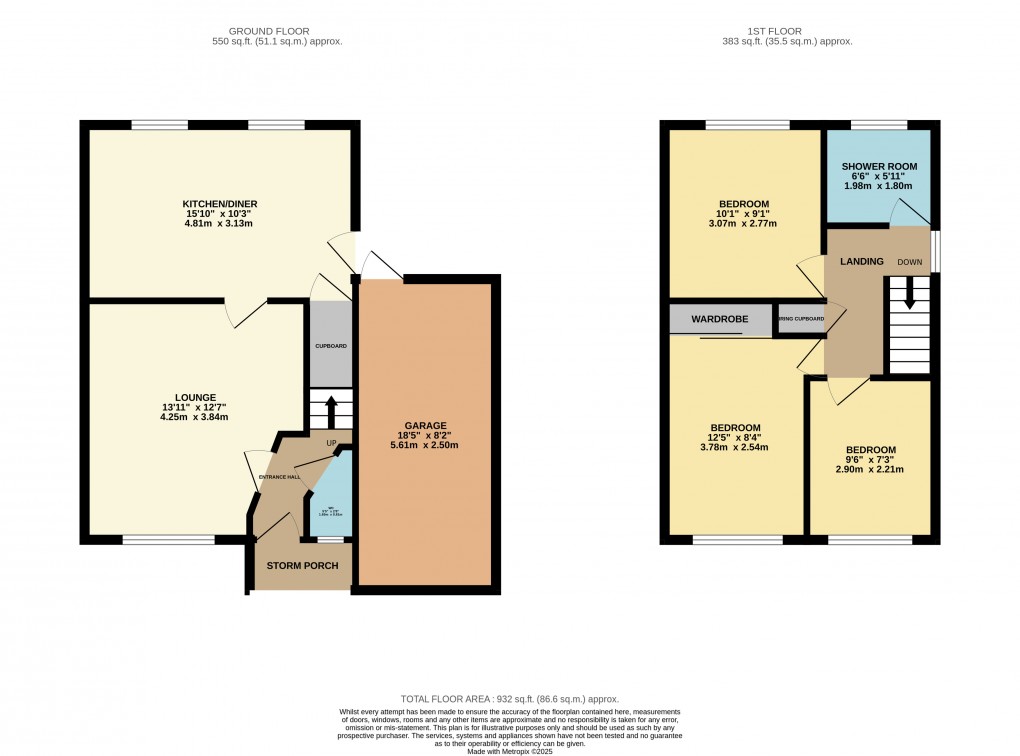 Floorplan for Luton, Bedfordshire