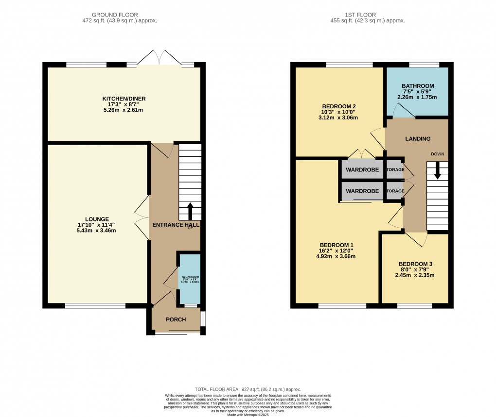 Floorplan for Luton, Bedfordshire