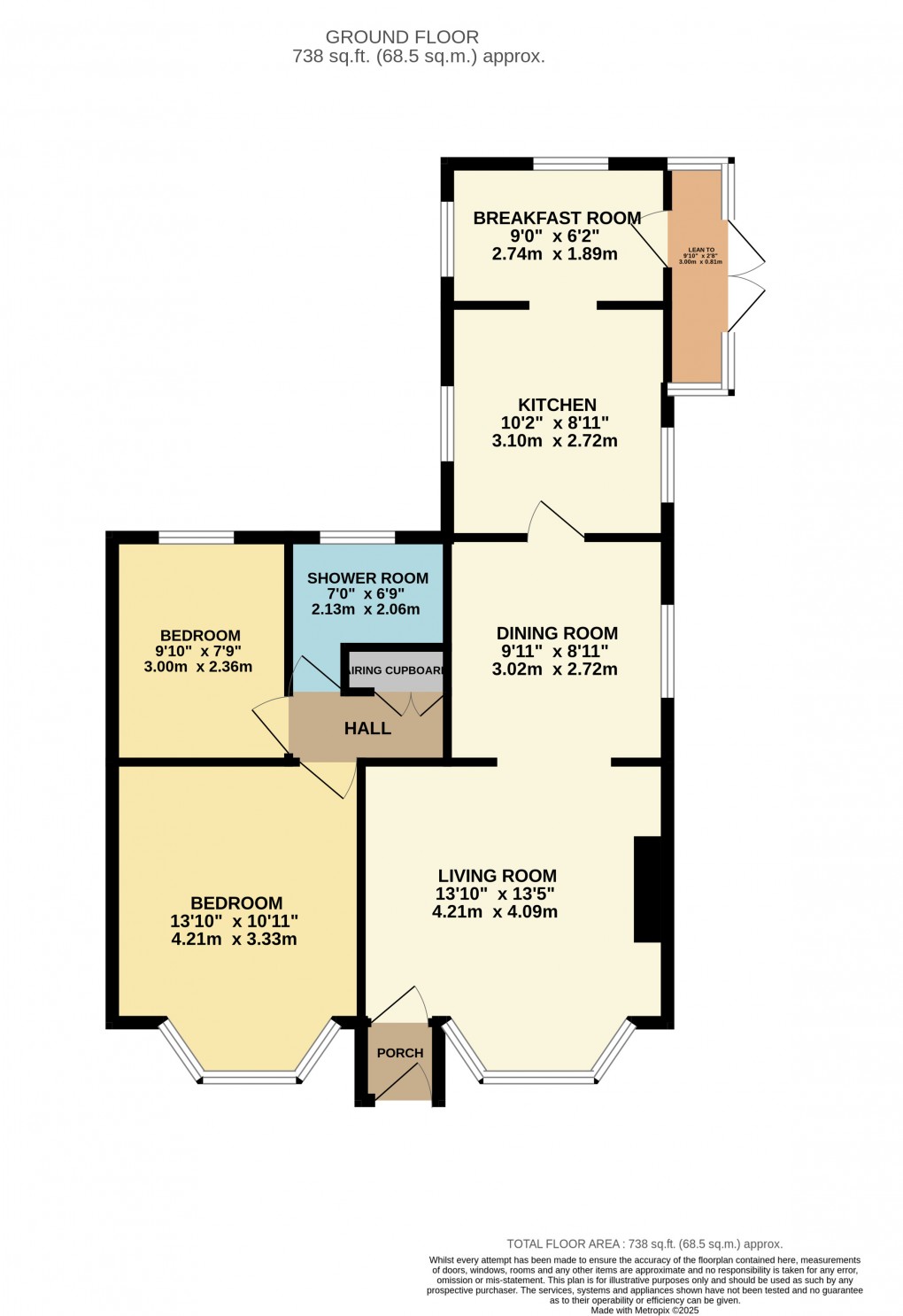 Floorplan for Houghton Regis, Dunstable, Bedfordshire