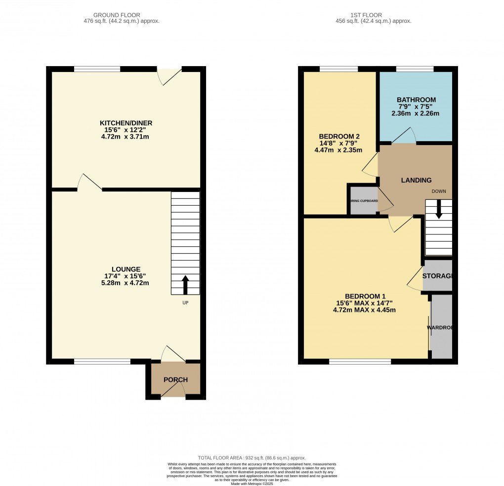 Floorplan for Luton, Bedfordshire