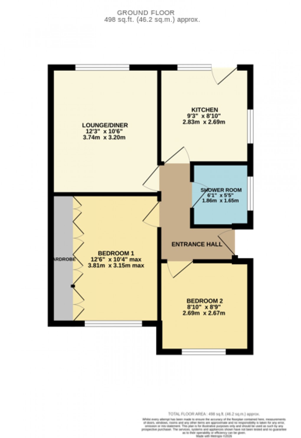 Floorplan for Luton, Bedfordshire