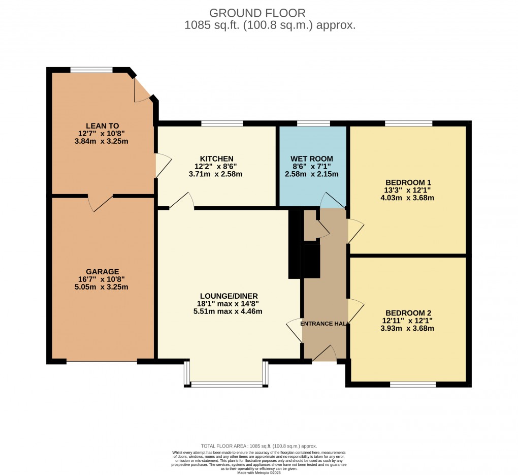Floorplan for Luton, Bedfordshire