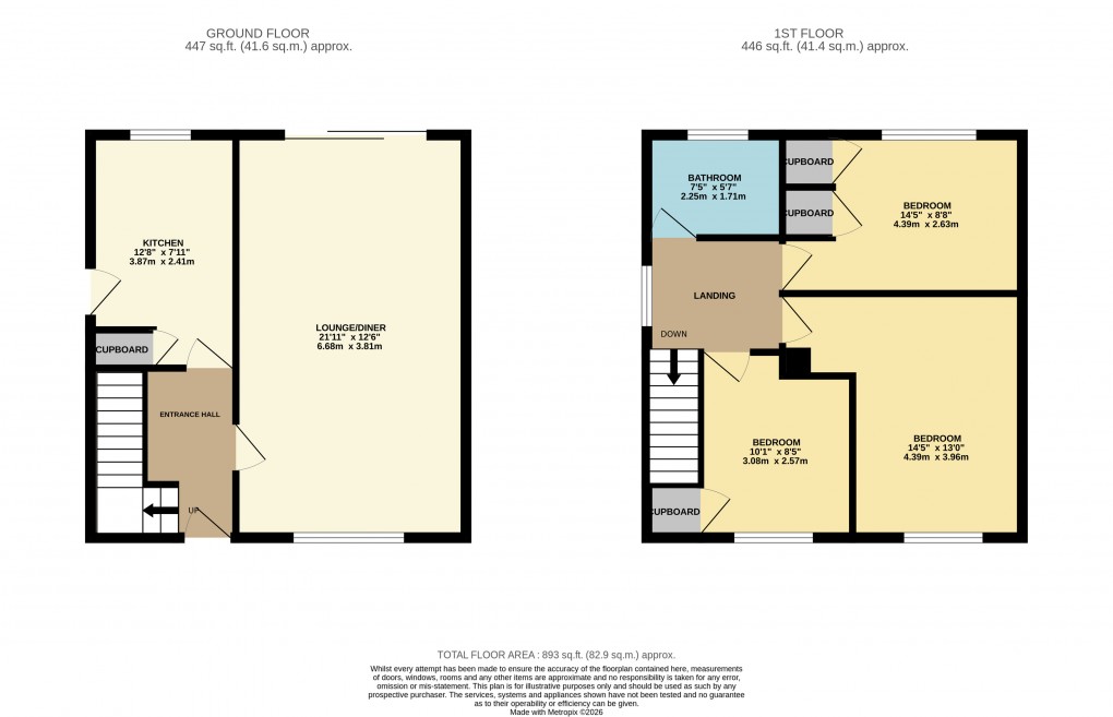 Floorplan for Luton, Bedfordshire