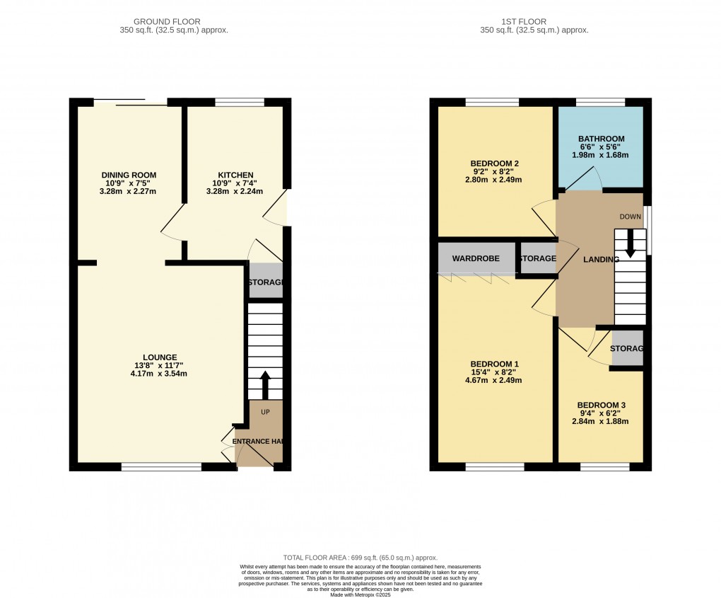 Floorplan for Luton, Bedfordshire