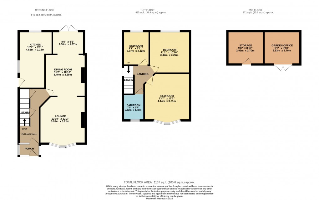Floorplan for Houghton Regis, Dunstable, Bedfordshire