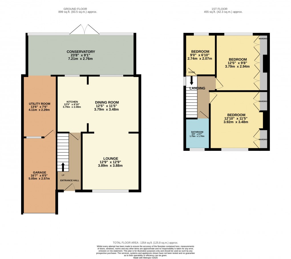 Floorplan for Houghton Regis, Dunstable, Bedfordshire