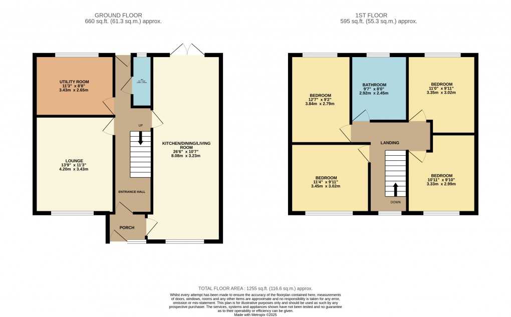 Floorplan for Luton, Bedfordshire