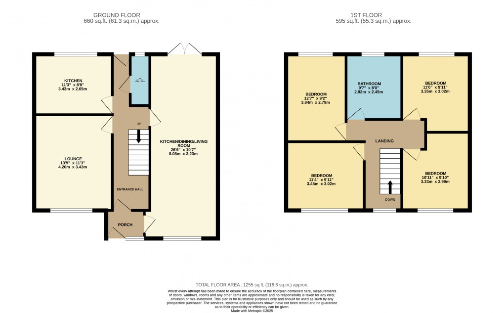 Floorplan for Luton, Bedfordshire