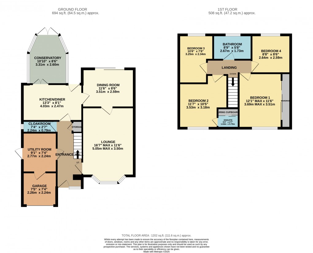 Floorplan for Luton, Bedfordshire