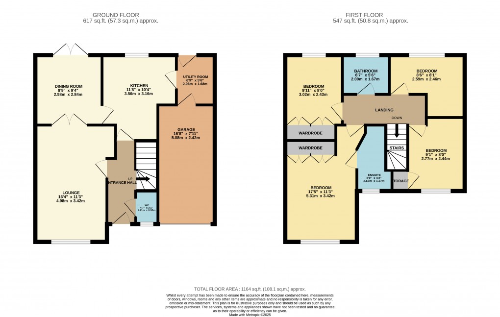 Floorplan for Houghton Regis, Dunstable, Bedfordshire
