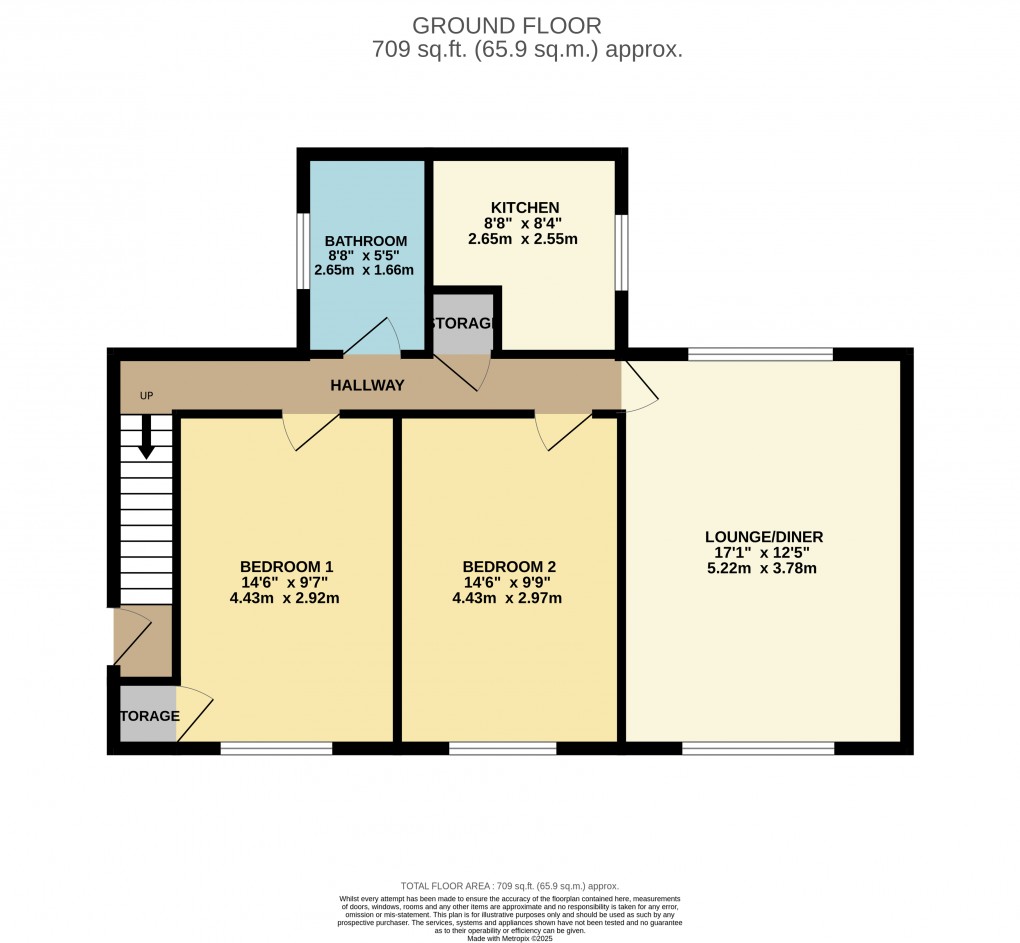 Floorplan for Luton, Bedfordshire