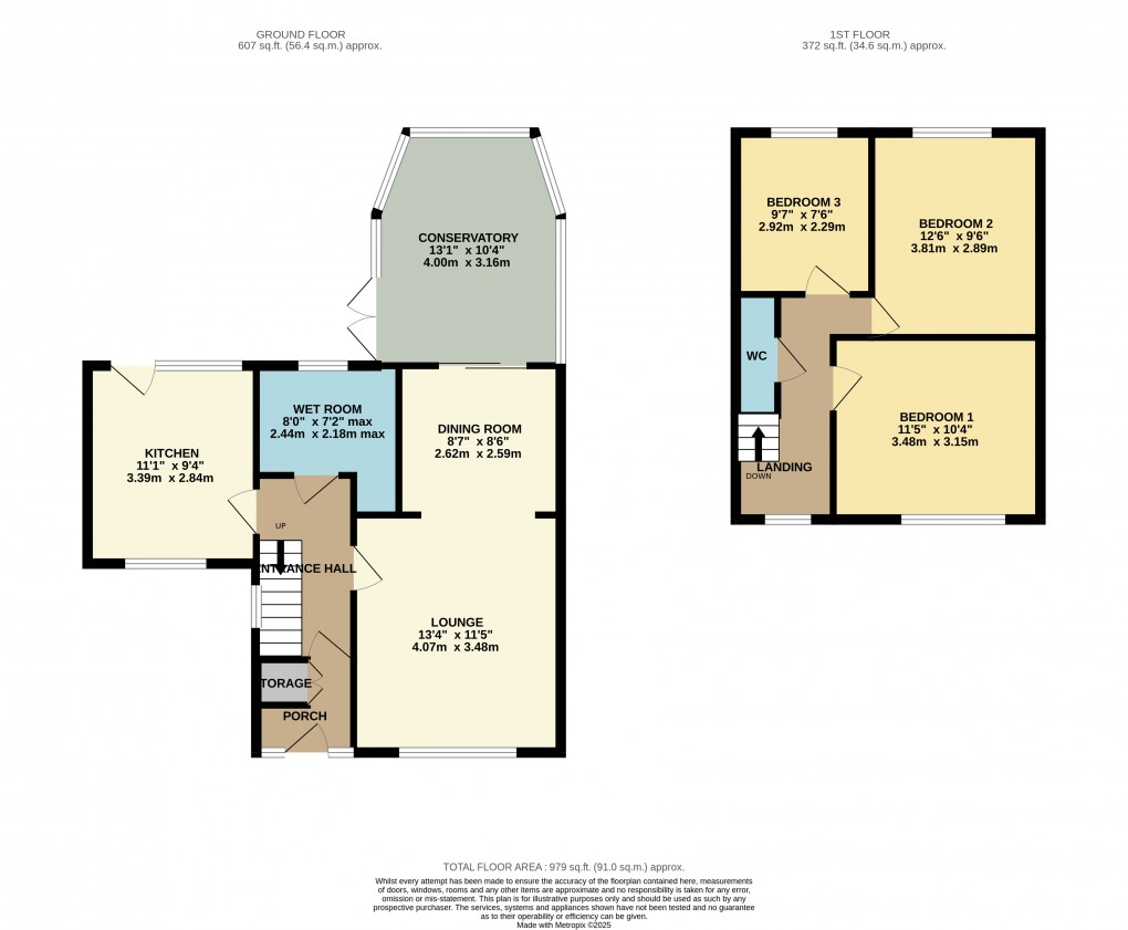 Floorplan for Luton, Bedfordshire