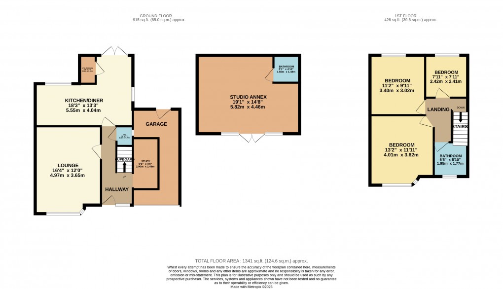 Floorplan for Houghton Regis, Dunstable, Bedfordshire