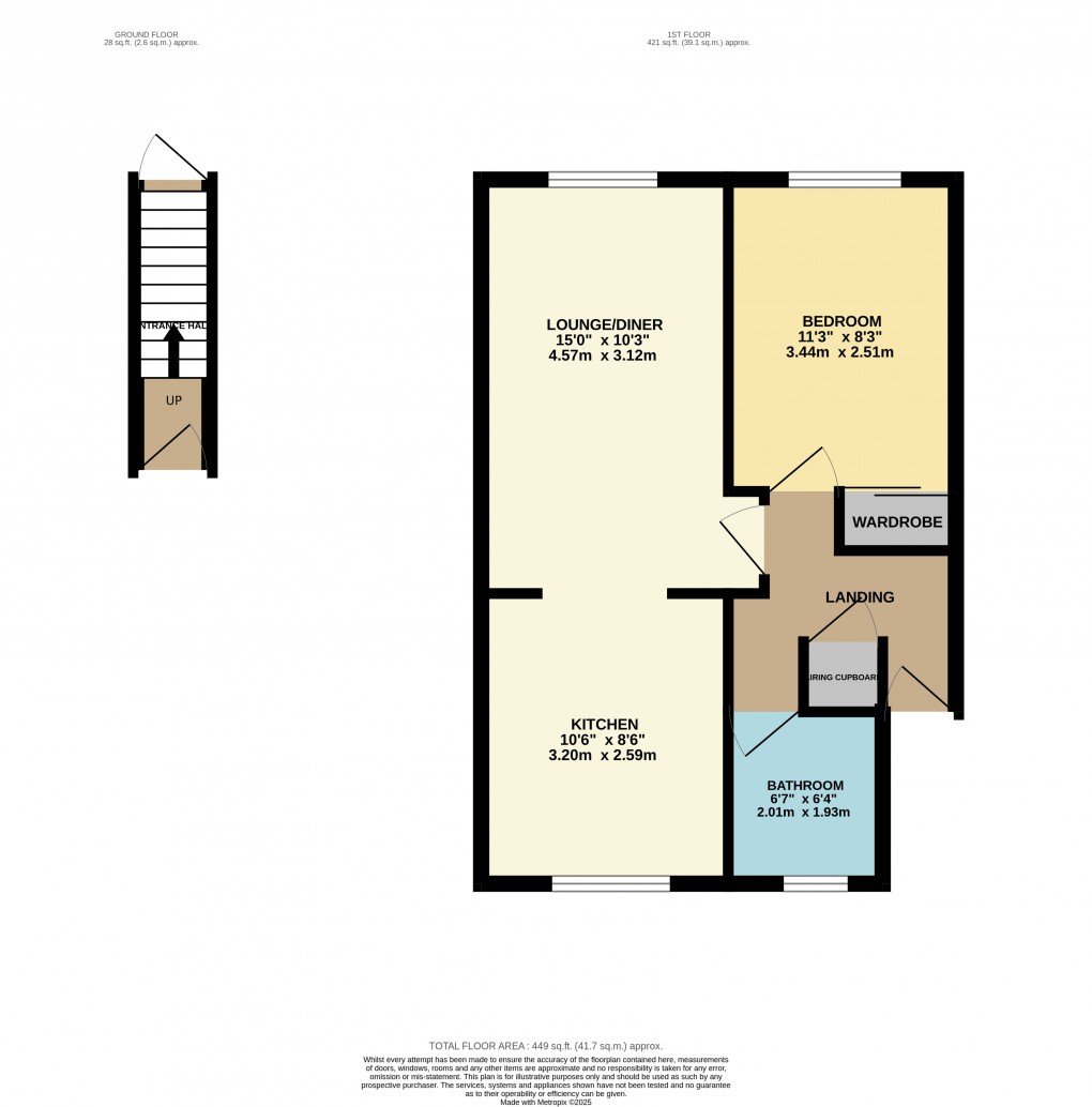 Floorplan for Luton, Bedfordshire