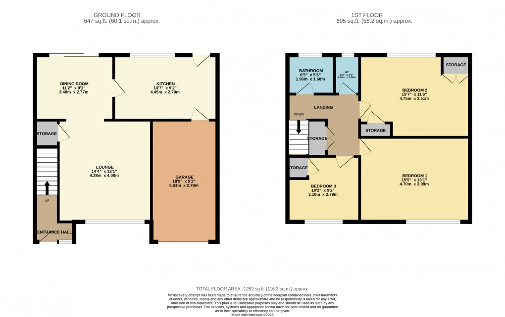 Floorplan for Luton, Bedfordshire