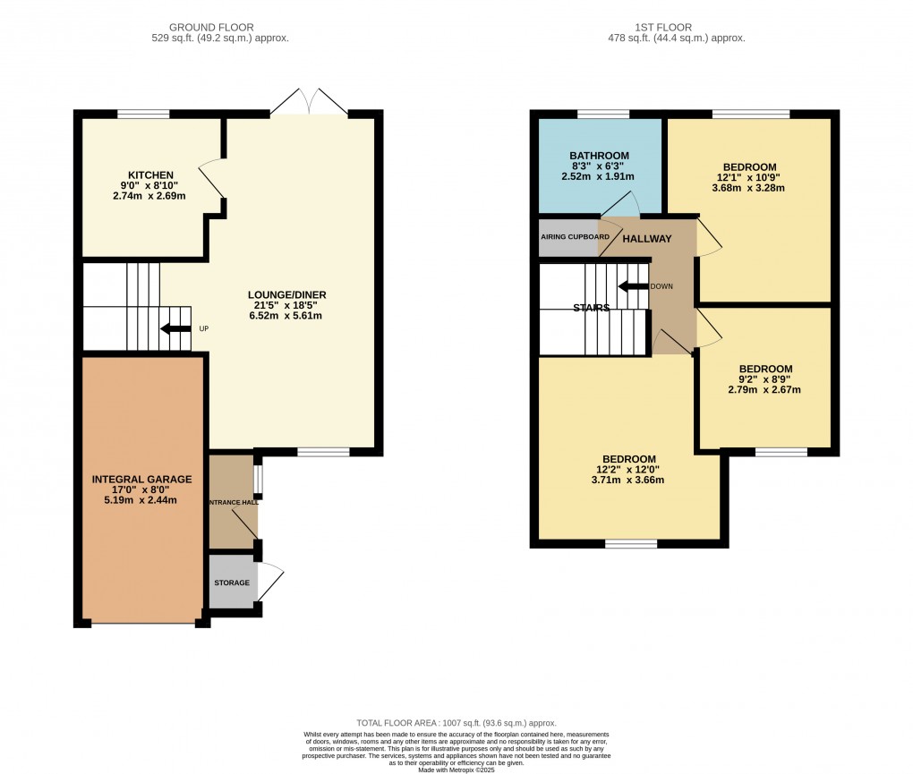 Floorplan for Houghton Regis, Dunstable, Bedfordshire