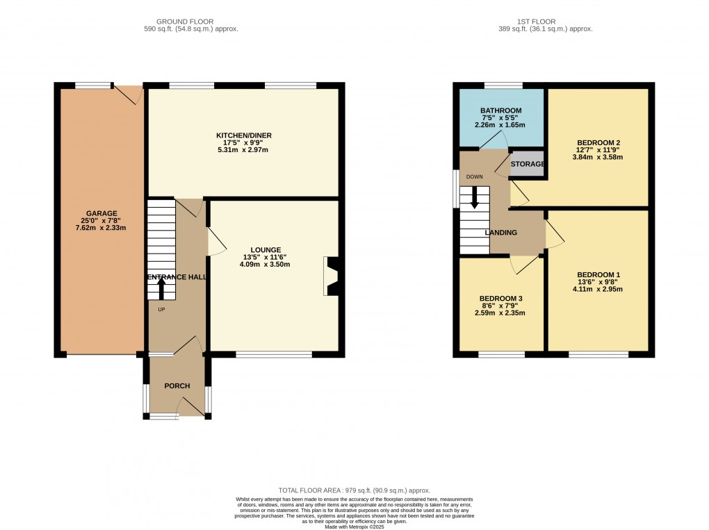 Floorplan for Luton, Bedfordshire