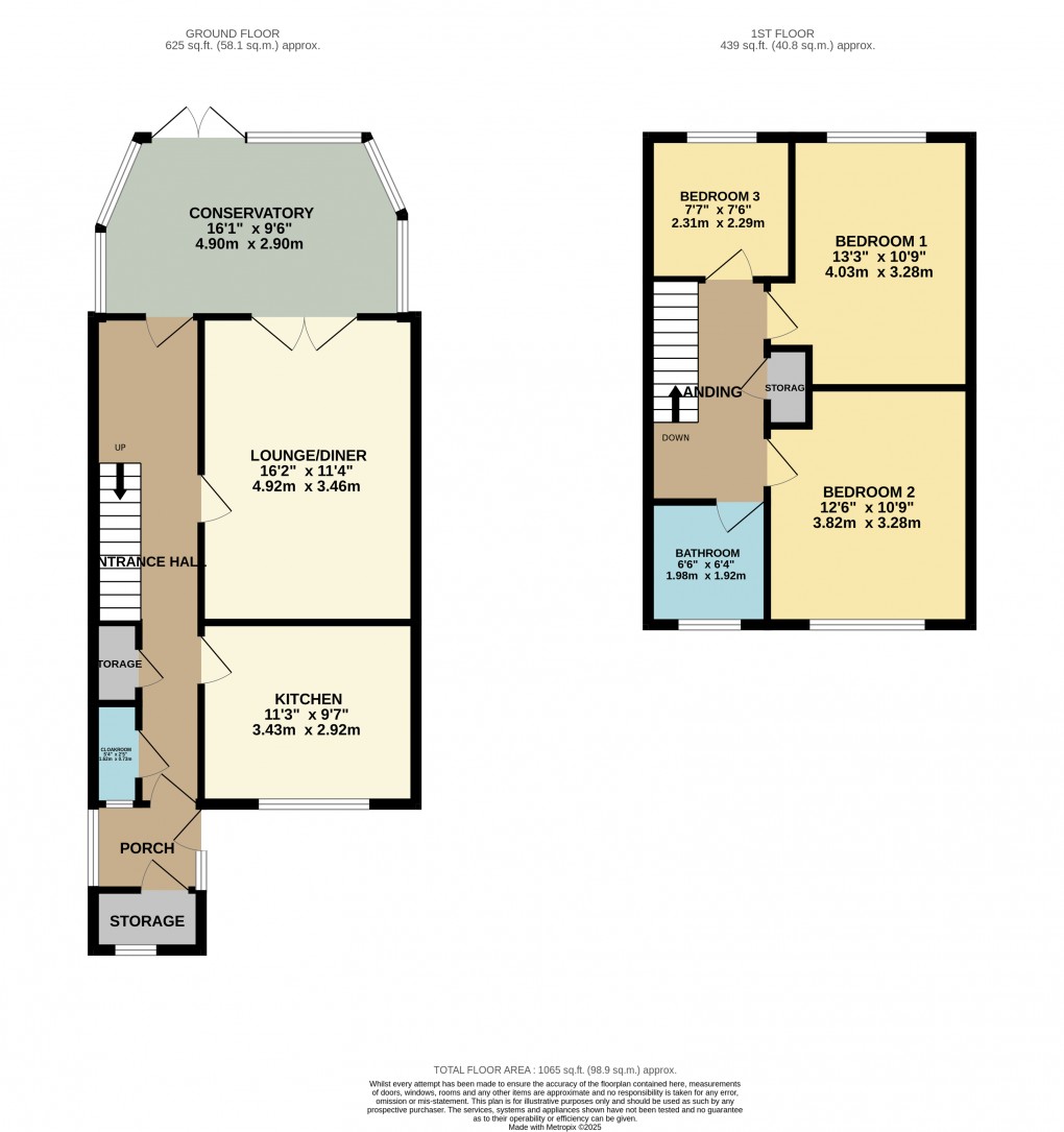 Floorplan for Luton, Bedfordshire