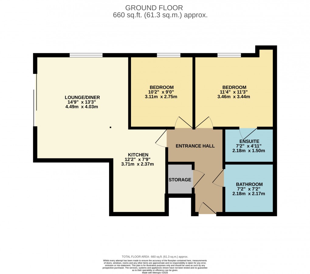 Floorplan for Luton, Bedfordshire