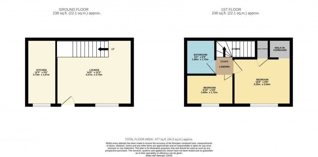Floorplan for Houghton Regis, Dunstable, Bedfordshire
