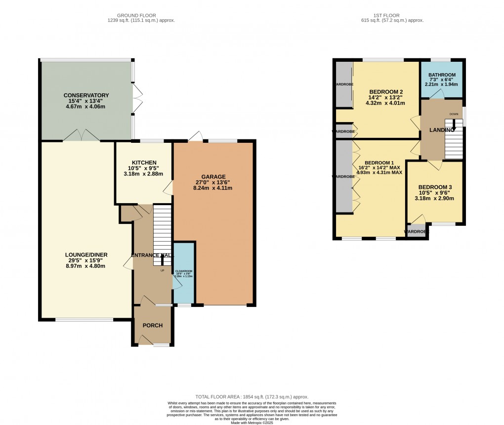 Floorplan for Luton, Bedfordshire