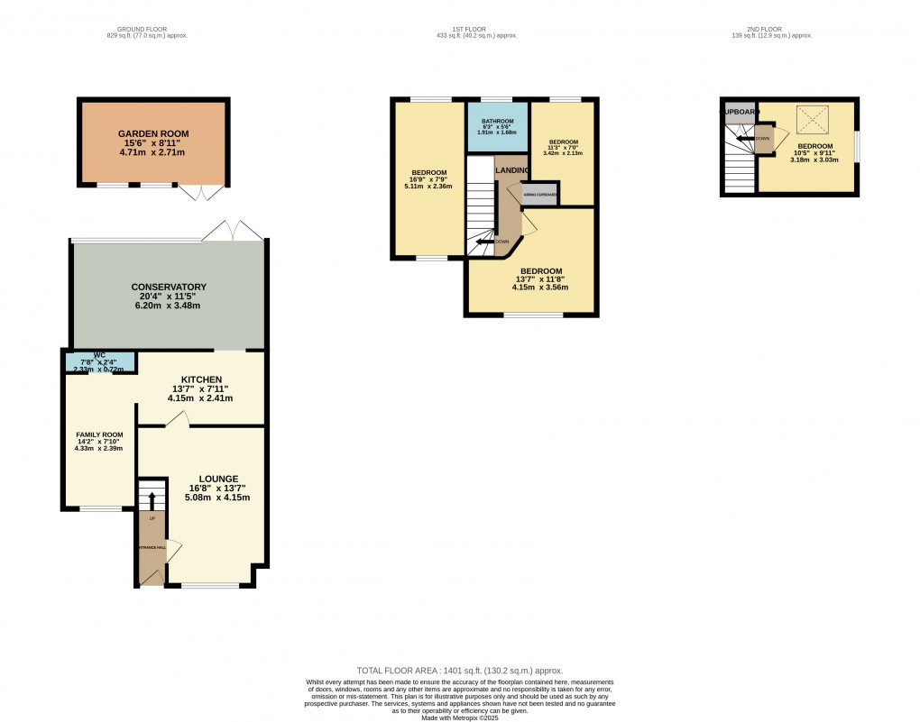 Floorplan for Luton, Bedfordshire