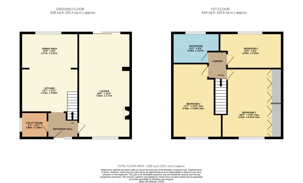 Floorplan for Luton, Bedfordshire