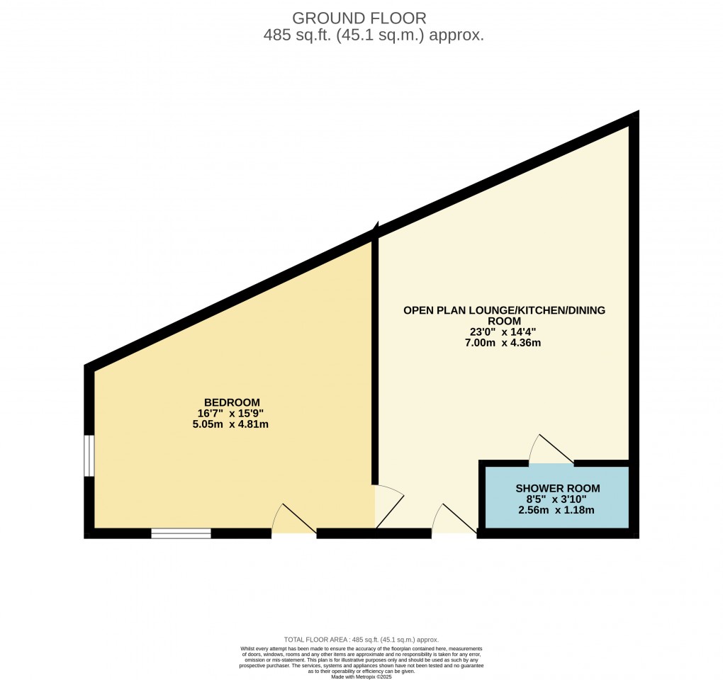 Floorplan for Houghton Regis, Dunstable, Bedfordshire