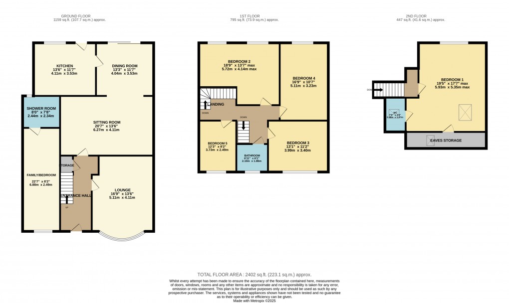 Floorplan for Luton, Bedfordshire