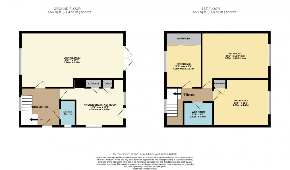 Floorplan for Luton, Bedfordshire
