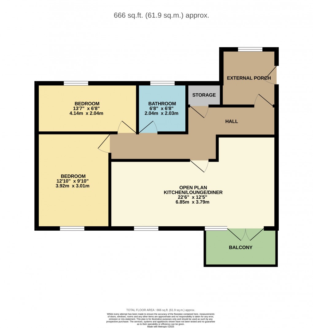 Floorplan for Houghton Regis, Dunstable, Bedfordshire