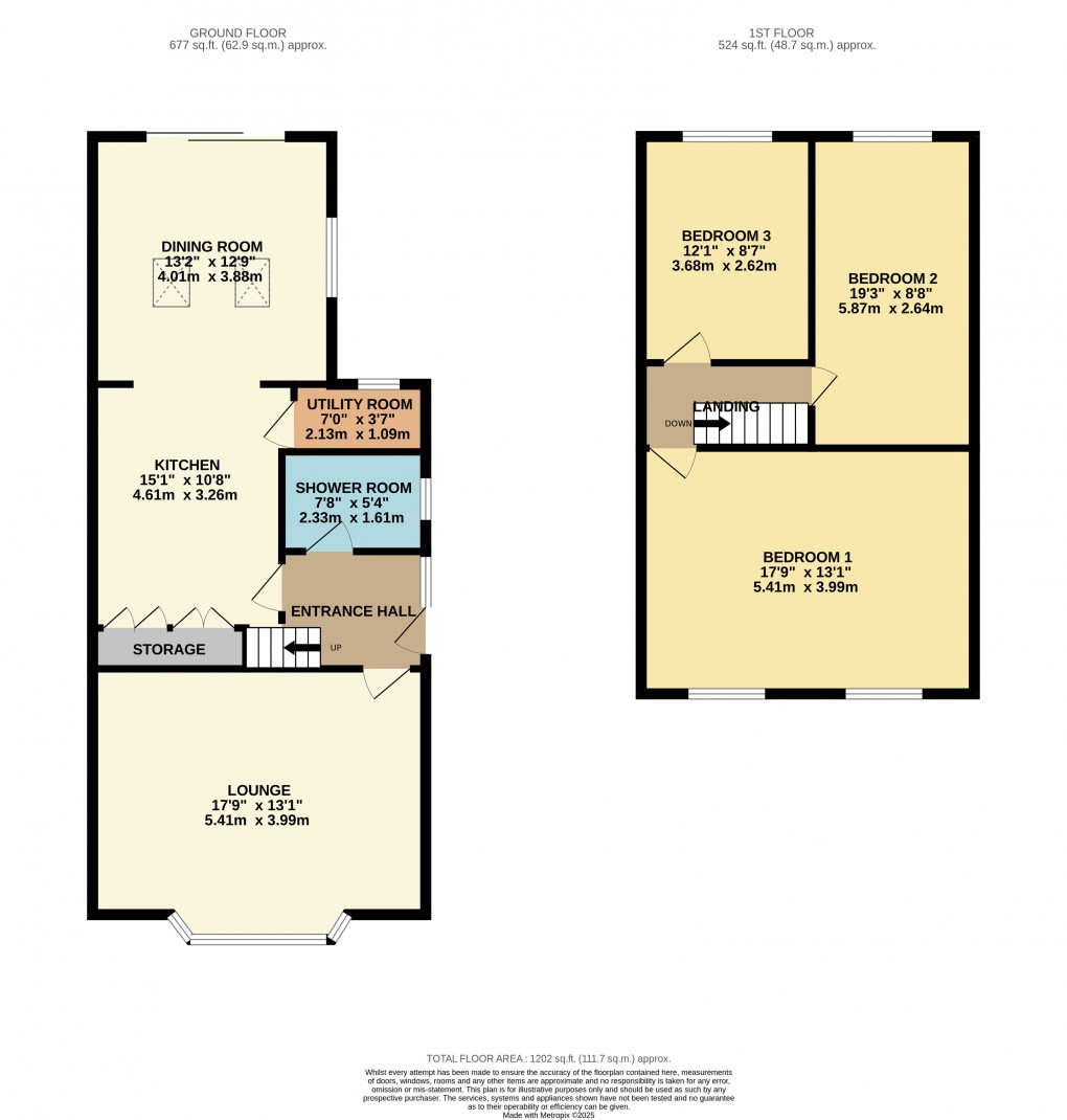 Floorplan for Luton, Bedfordshire