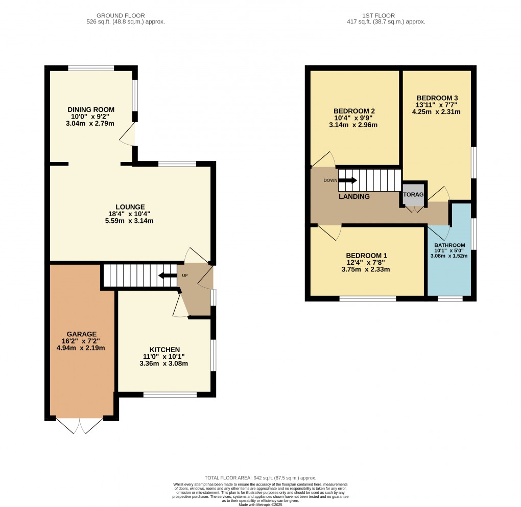 Floorplan for Luton, Bedfordshire