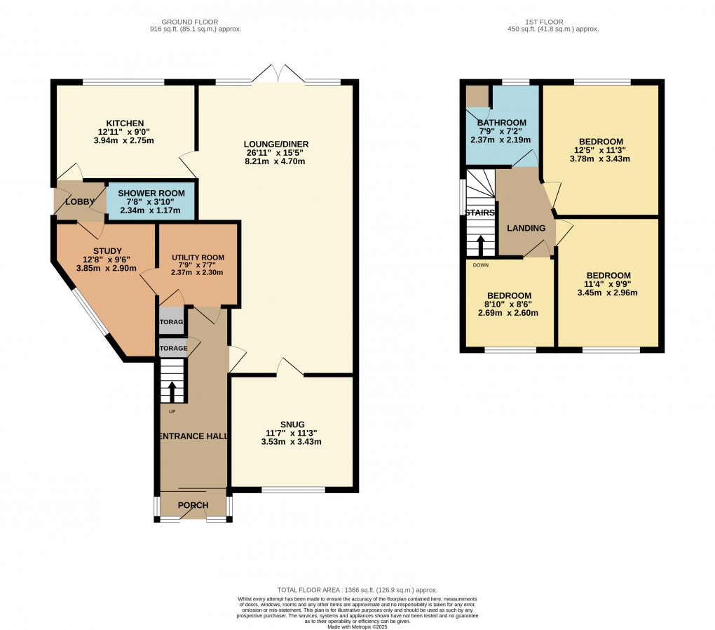 Floorplan for Luton, Bedfordshire