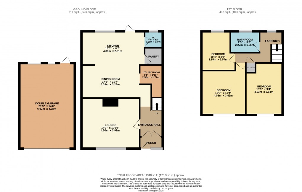 Floorplan for Houghton Regis, Dunstable, Bedfordshire