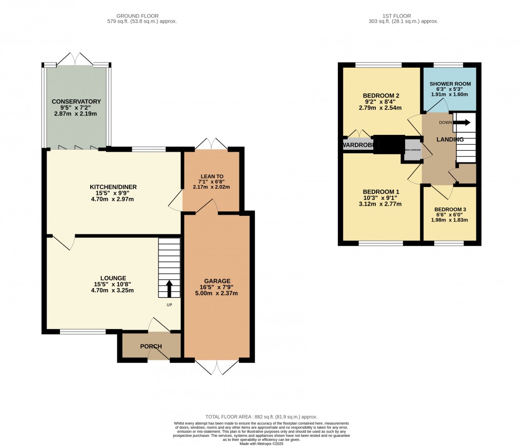 Floorplan for Luton, Bedfordshire