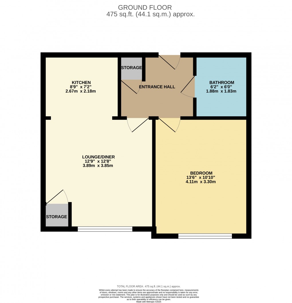 Floorplan for Luton, Bedfordshire